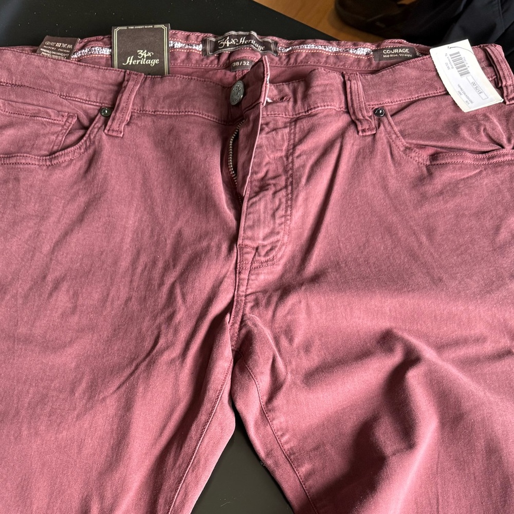 Heritage Men's Burgundy pants